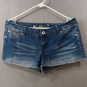 Celebrity Pink Dark Blue Jean Shorts